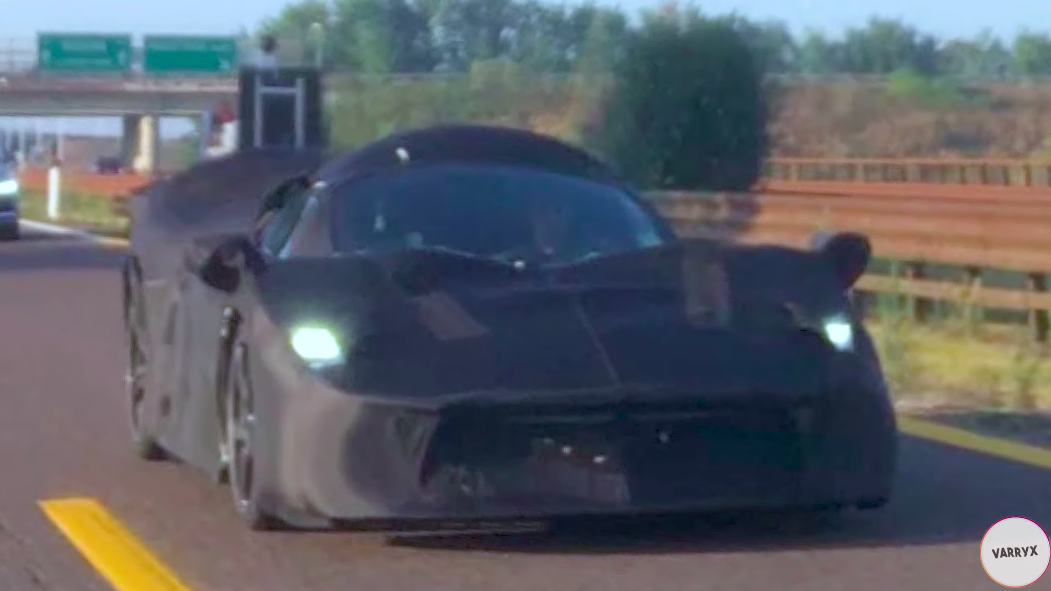 Check Out This Funky Ferrari Prototype Spotted Testing on the Highway