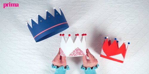 How to make a paper crown for King Charles's coronation
