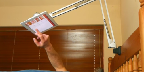This Hovering DIY Tablet Holder is Crazy Easy to Make