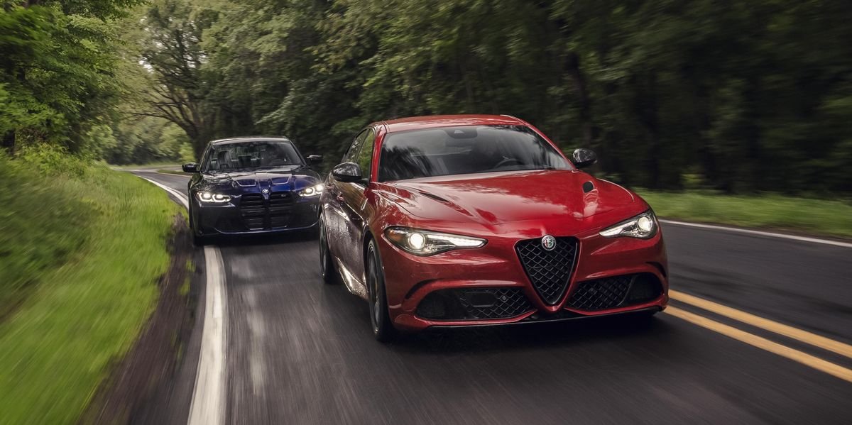 Comparison Test: 2021 Alfa Romeo Giulia Quadrifoglio vs. BMW M3 Competition