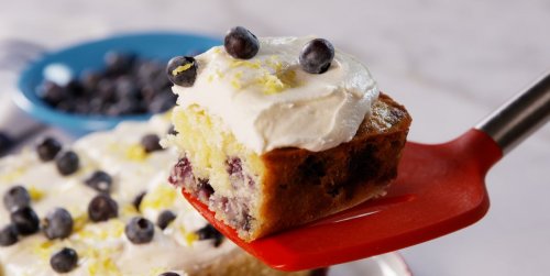 Lemon Blueberry Snack Cake