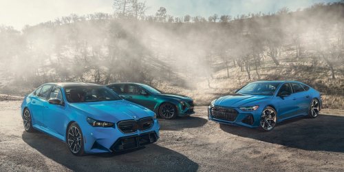 Tangled Up in Blue: Audi RS7 vs. BMW M5 vs. Cadillac CT5-V Blackwing