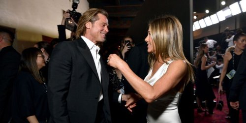 Jennifer Aniston opened up about her relationship with Brad Pitt today