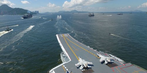 Watch China's First Aircraft Carrier Recover a Fighter Jet