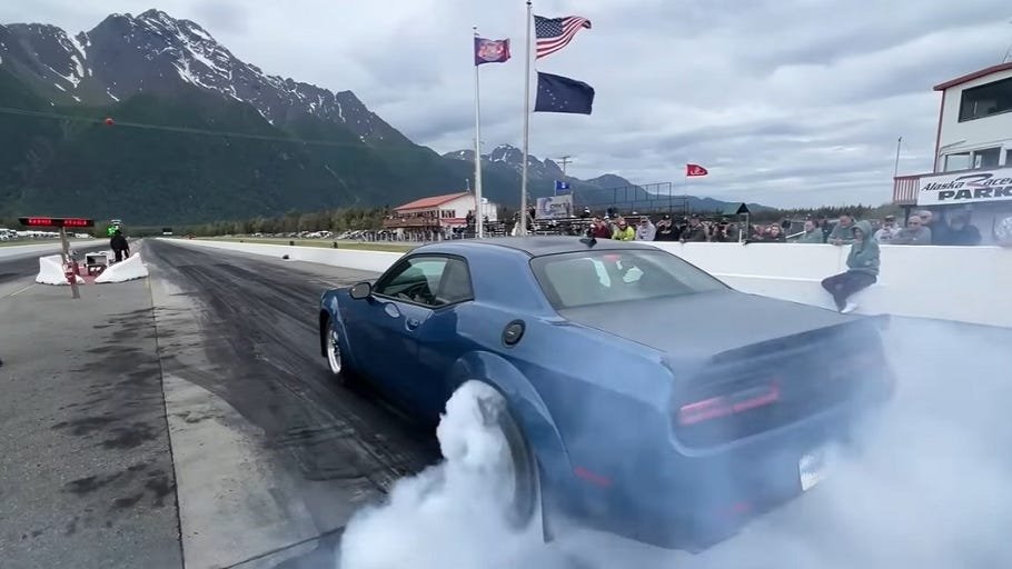 Watch: the world’s fastest blind drag racer hit over 120 mph on a drag strip