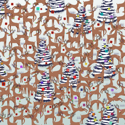 Christmas brain teaser: can you spot the red-nosed reindeer in less than 30 seconds?