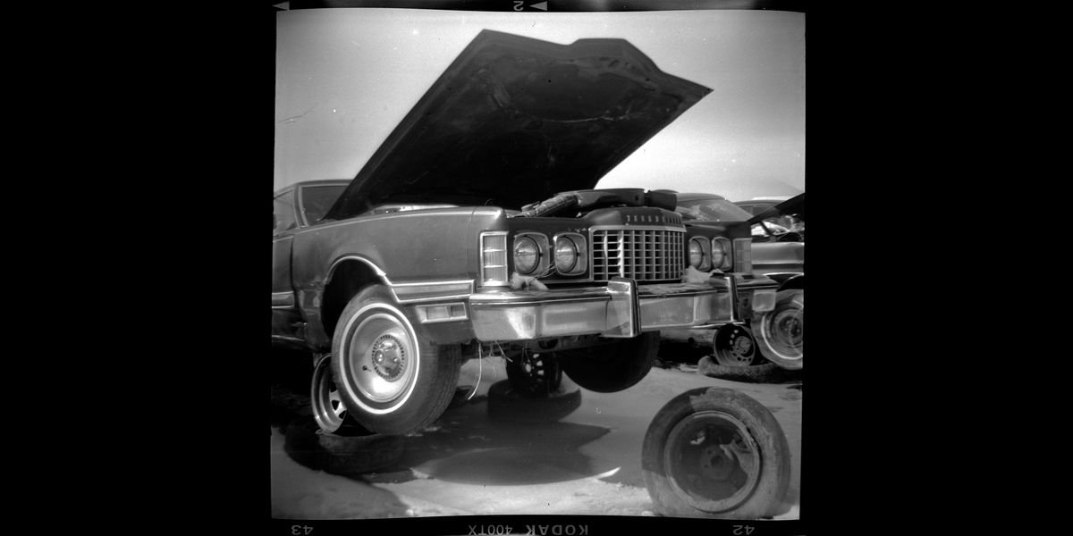 Doomed Vintage Cars Shot with 1950s Camera Named After Two Chryslers