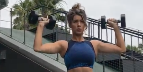 Anna Victoria Shares 5 Dumbbell Exercises for Incredibly Strong Arms and Shoulders
