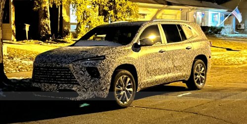 The redesigned 2025 Buick Enclave was just caught out in Michigan 