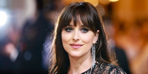 Dakota Johnson Wore a Sheer Dress with an Incredible Print for 'Daddio' Premiere