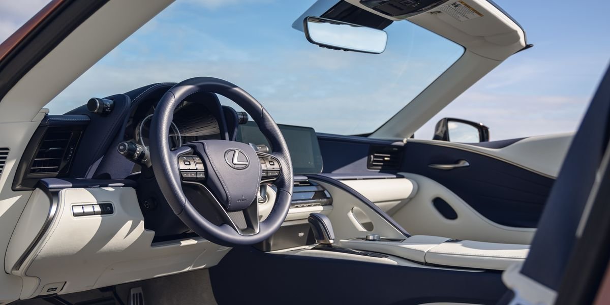 2024 Lexus LC Impresses with Crisp New Screen, Fancy Bespoke Build Cabin