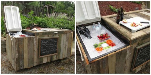 You Can Turn a Busted Refrigerator Into the Coolest Outdoor Bar Ever
