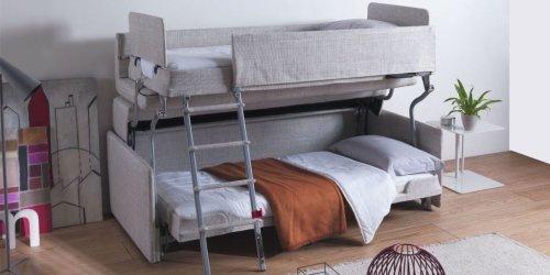 This Clever Bunk Bed Is Also a Sofa