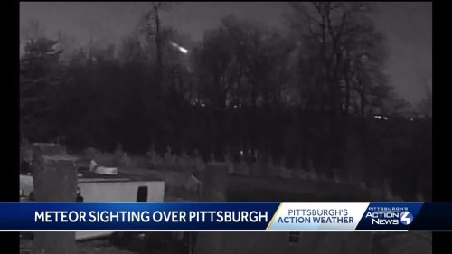 Meteor spotted over Pittsburgh