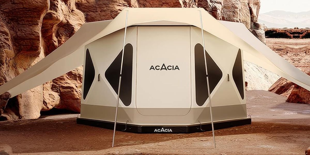 This Space-Age Tent Lets You Camp on Land or Water