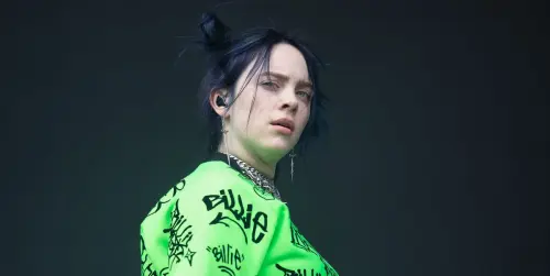 Billie Eilish Sports A Trophy Vintage Michael Jordan Jersey On Stage