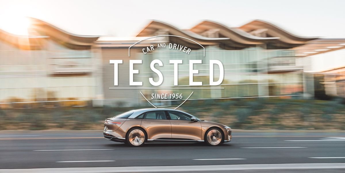 1111-HP Lucid Air Dream Performance Is Quicker Than Every EV We've Tested Except the Model S Plaid