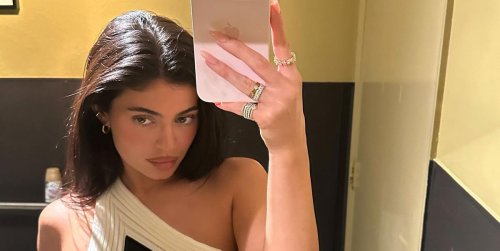 Kylie Jenner Radiates in a Lacy, Lime Green Mini Dress That’s Perfect for Summer
