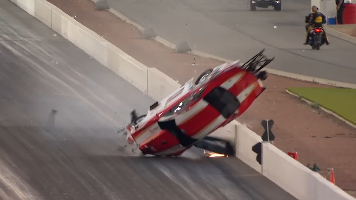 NHRA Pro Mod Driver Walks Away from Spectacular Crash