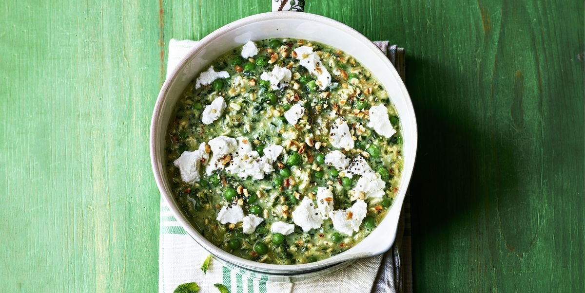 Pea and Spinach Porridge Recipe