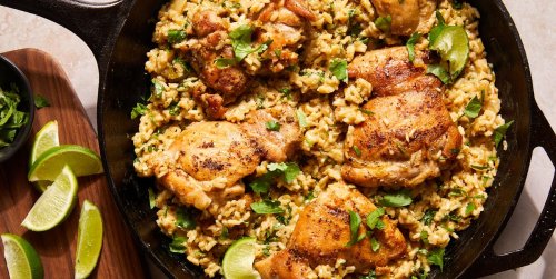 One-Pan Green Chile Chicken & Rice