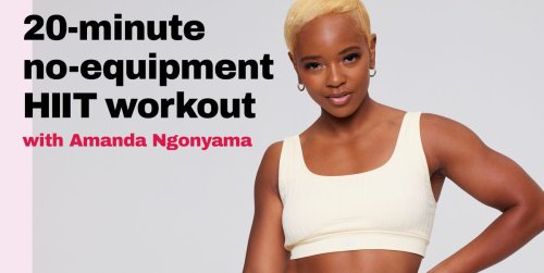 20-minute no-equipment HIIT workout with Amanda Ngonyama