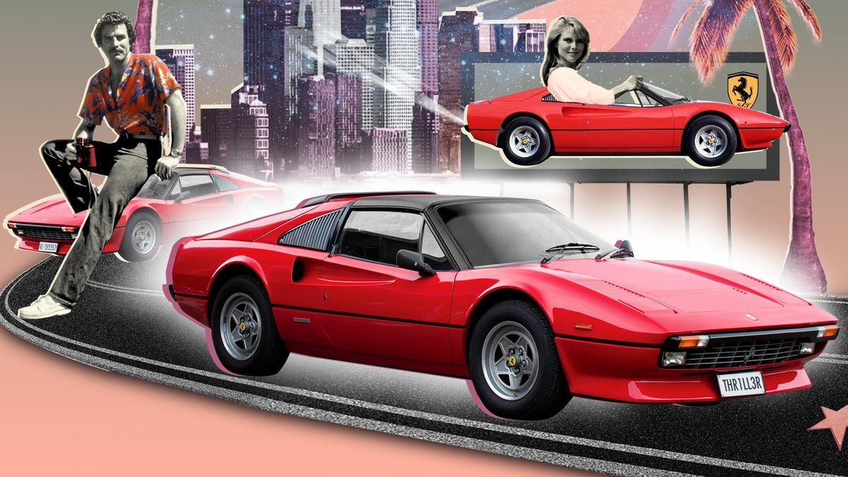 How the Red Ferrari 308 GTS Became the Ride of Eighties Hollywood Gods