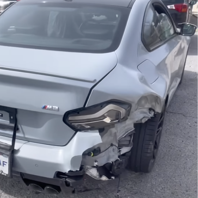 Someone's Already Crashed Into a 2023 BMW M2