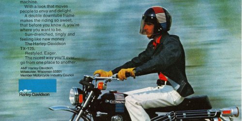 The 1973 Italian Harley-Davidson with that new money feel