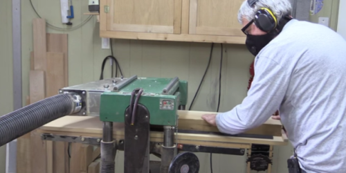 How to Use Your Planer as Jointer for Milling Large Pieces of Wood