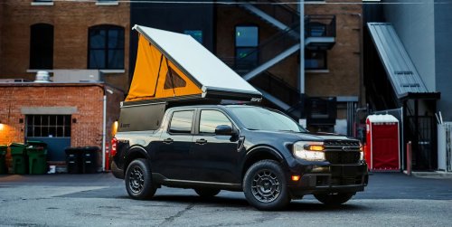 The Ford Maverick Can Be Equipped with a Seriously Cool Pop-Top Camper
