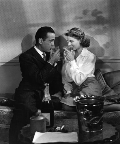 Humphrey Bogart e Ingrid Bergman e quell'amore passionale in Casablanca