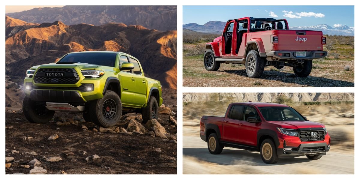 Every 2022 Mid-Size Pickup Truck Ranked