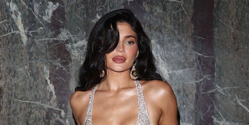 Kylie Jenner's plunging, cut-out sequin dress is probs the best thing she's ever worn