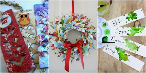 12 creative ideas for reusing and recycling Christmas cards