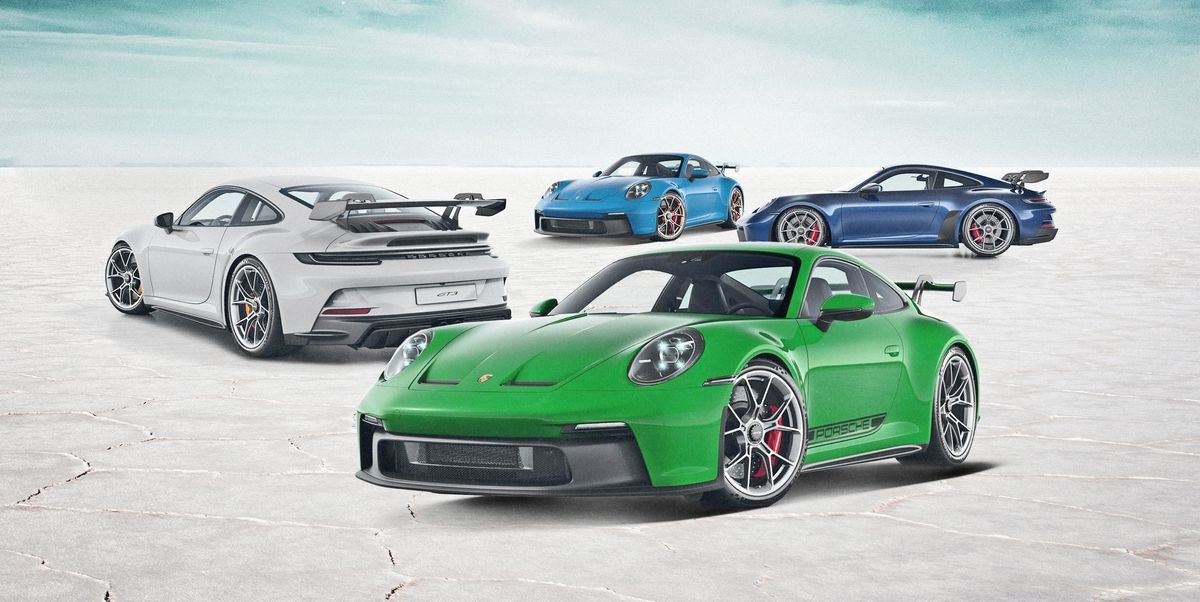 How We'd Spec It: 2022 Porsche 911 GT3s, All With the Manual