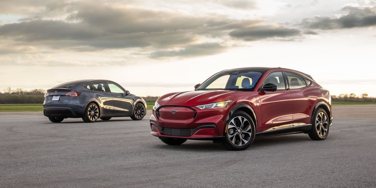 Comparison Test: 2021 Ford Mustang Mach-E vs. 2020 Tesla Model Y