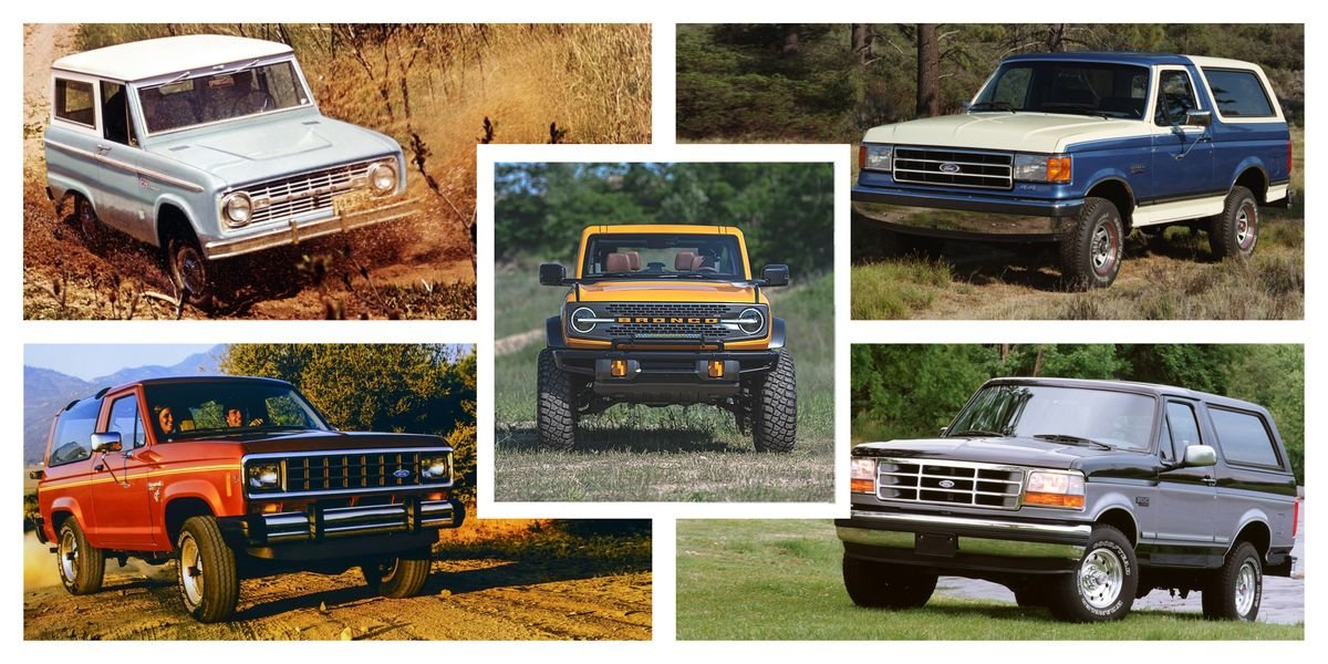 A Visual History of the Ford Bronco, from Trail Crawling to 35-inch Factory Tires