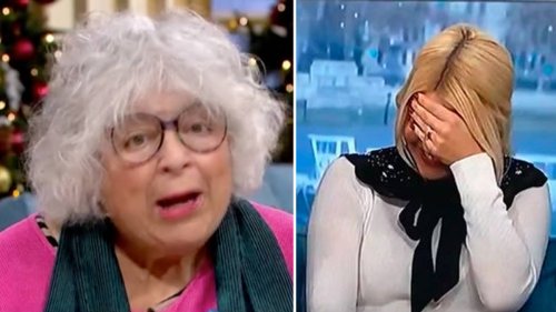 Holly Willoughby horrified as Miriam Margolyes swears during This Morning appearance