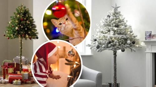 You can now buy half Christmas trees, perfect for parents of mischievous pets and children