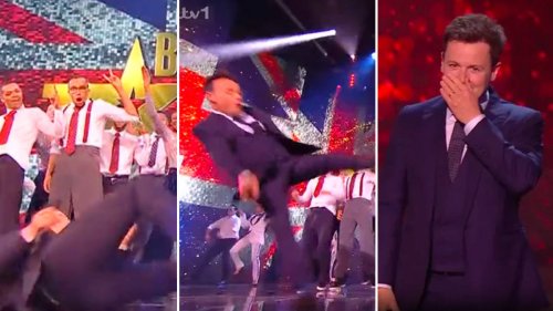Ant McPartlin suffers painful fall just minutes into Britain's Got Talent semi final