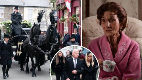 First look at EastEnders legend Dot Cotton's funeral as cast film emotional episode