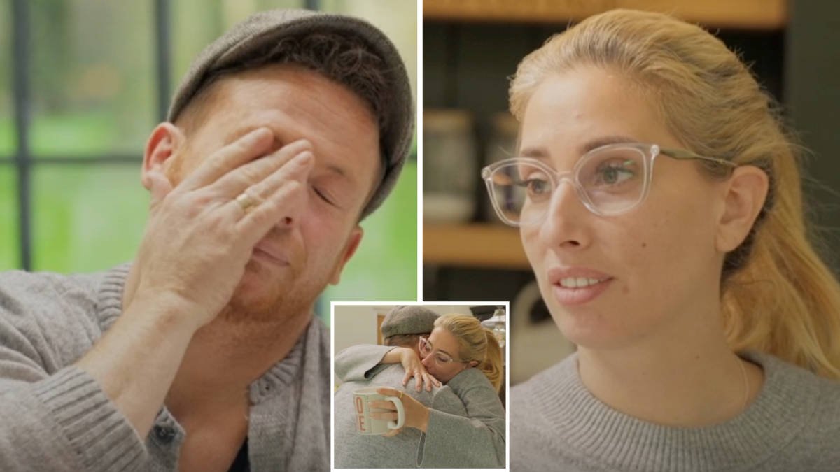 Stacey Solomon comforts Joe Swash as he breaks down in tears over health battle