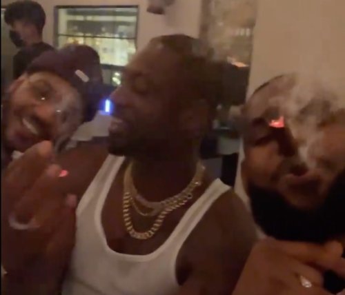 Video: LeBron James and Carmelo Anthony get lit with Dwyane Wade for his 40th birthday