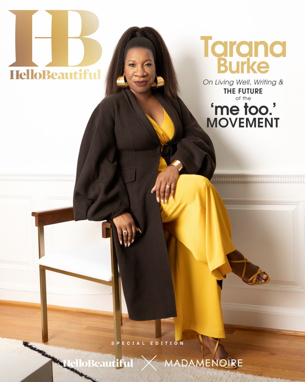 Tarana Burke Covers Our Special HelloBeautiful X MadameNoire Digital Cover