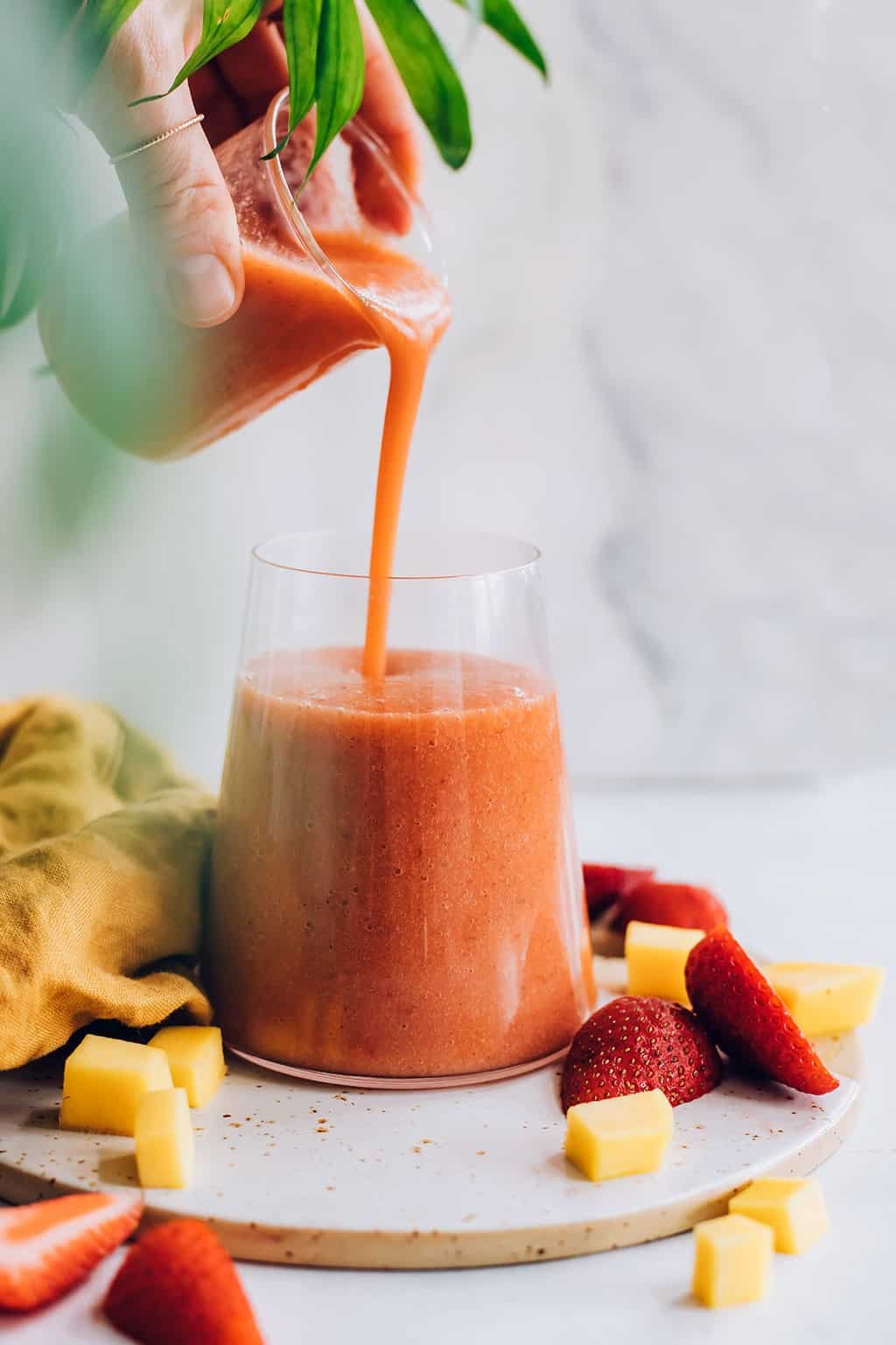 Rev Up Your Metabolism with 2 Fat-Burning Strawberry Mango Smoothies
