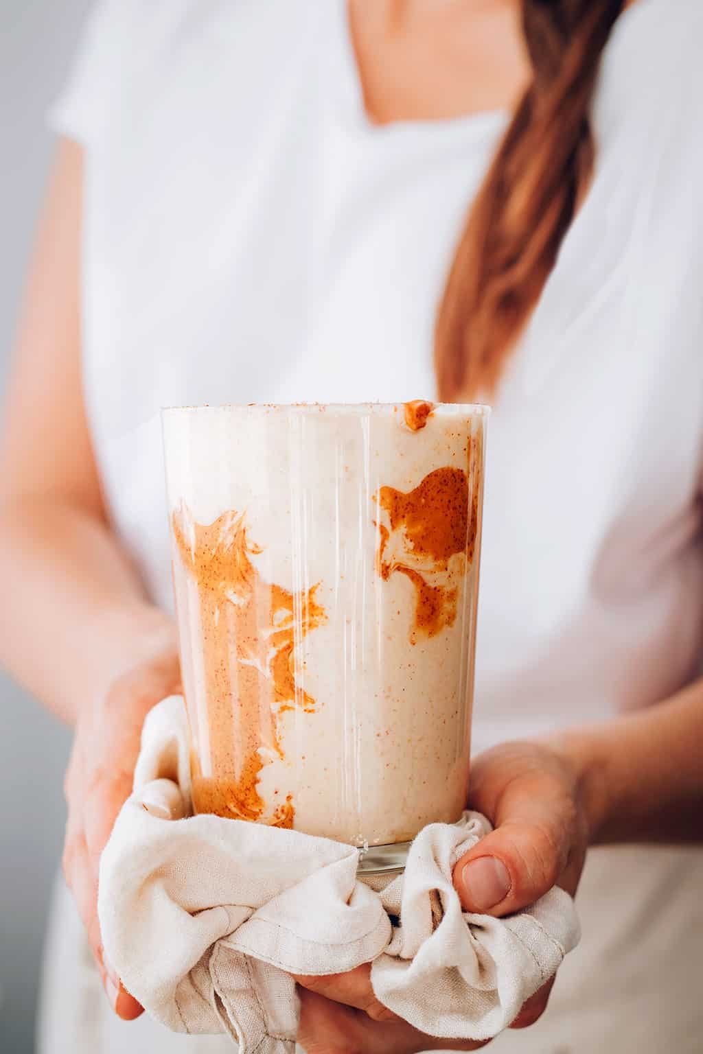 Almond Butter Fig Healthy Hair Smoothie