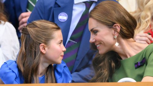 Princess Charlotte is mum Kate's spitting image in off-guard Wimbledon moment