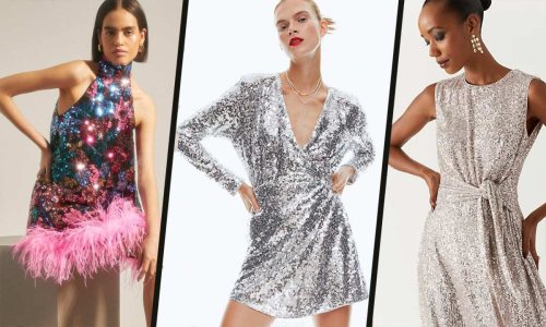 Sequin dresses are absolutely everywhere right now and we're not complaining