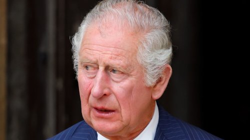 King Charles makes sombre change for Windsor Castle appearance
